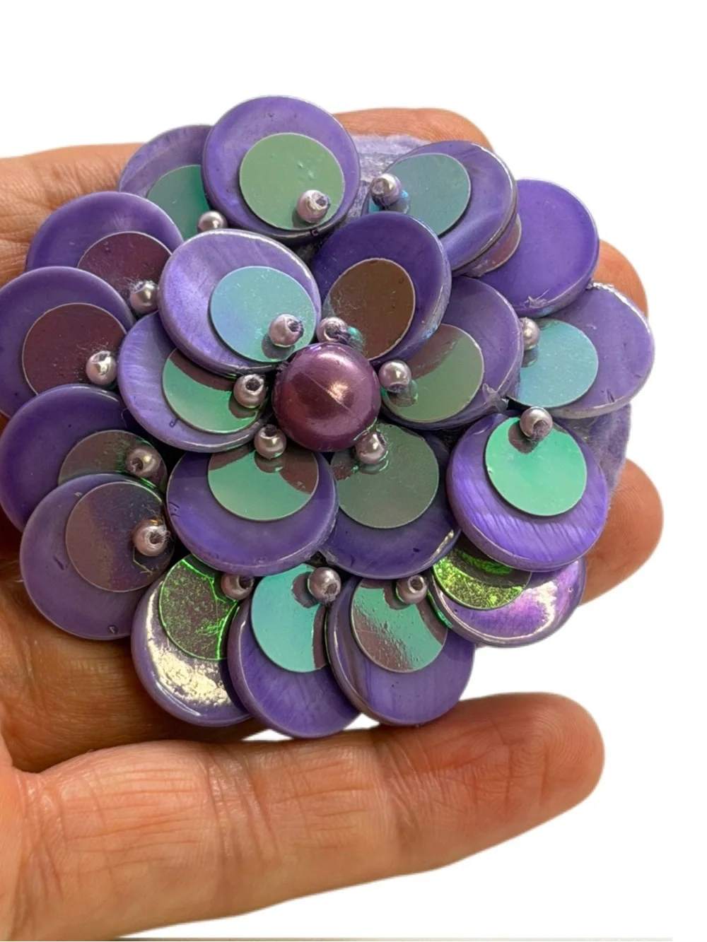 Vintage Purple Statement Brooch
